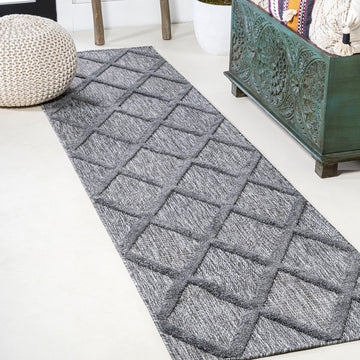 Salines Diamond Trellis Indoor/outdoor Area Rug